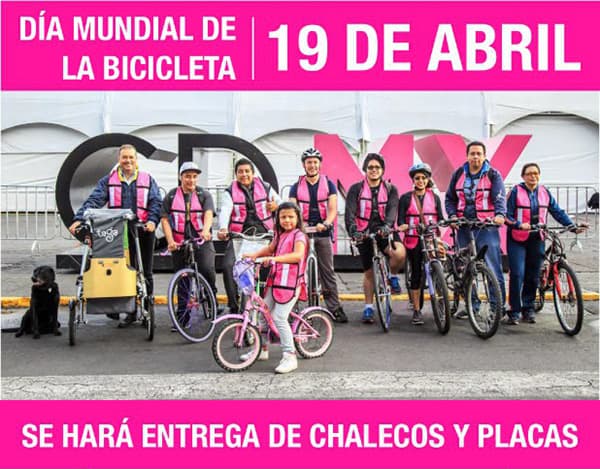 Día Mundial de la Bicicleta CDMX