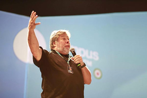 Steve Wozniak en el Campus Party 2017.
