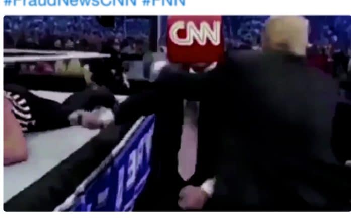 CNN responde a tuit y video violento de Donald Trump