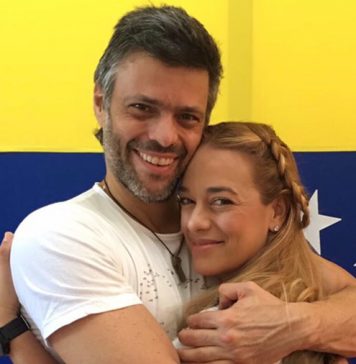 Lilian Tintori y Leopoldo López