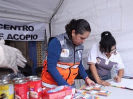 Centros de acopio para los damnificados por el sismo