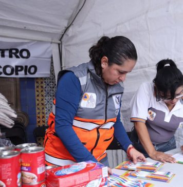 Centros de acopio para los damnificados por el sismo