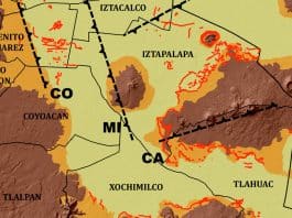 Mapa de fracturas suelo UNAM