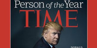 Revista TIME Trump persona del año 2017