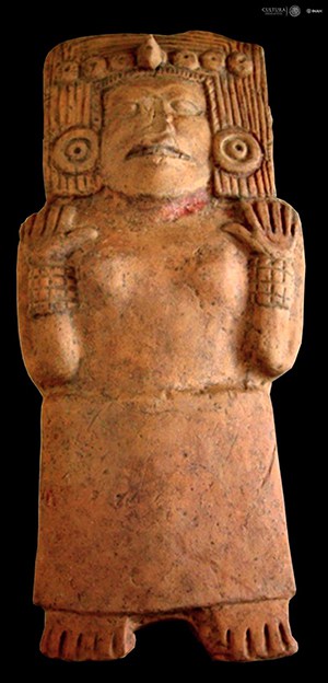 mujer maya figuras Jonutla Tabasco