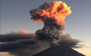 Evacuación Don Goyo Popocatépetl