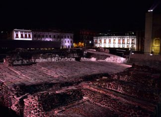 iluminación en el Templo Mayor