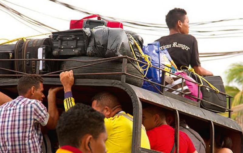 desplazamientos forzosos en Colombia