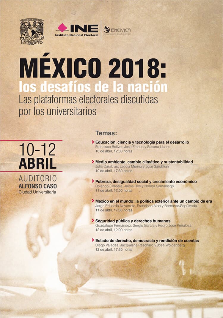 Foro México 2018: Desafíos de la nación UNAM