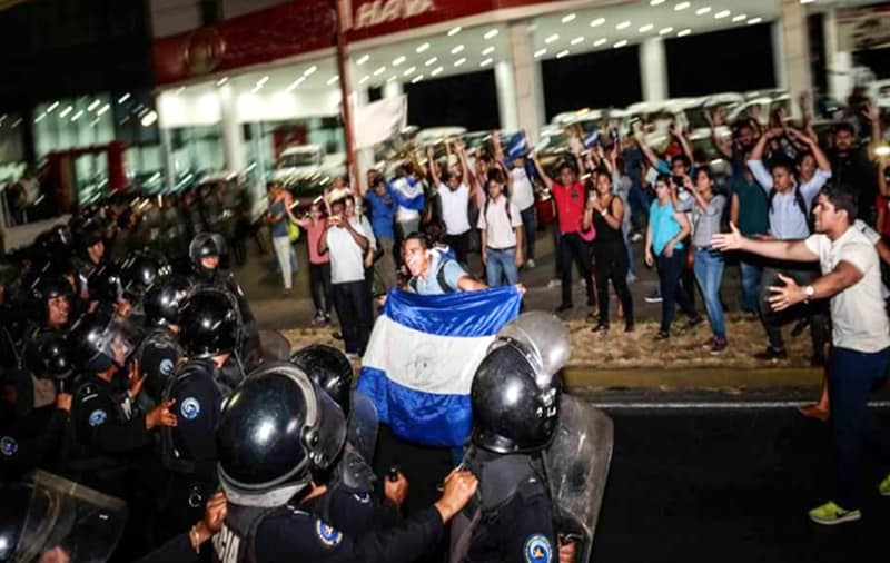 Represión y censura en Nicaragua