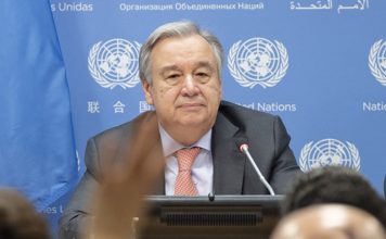 marca más vendida en el mundo es es el miedo Antonio Guterres