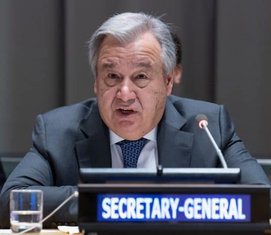 Antonio Guterres pisar el acelerador cambio climático