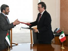 México y Emiratos Árabes Unidos agenda bilateral