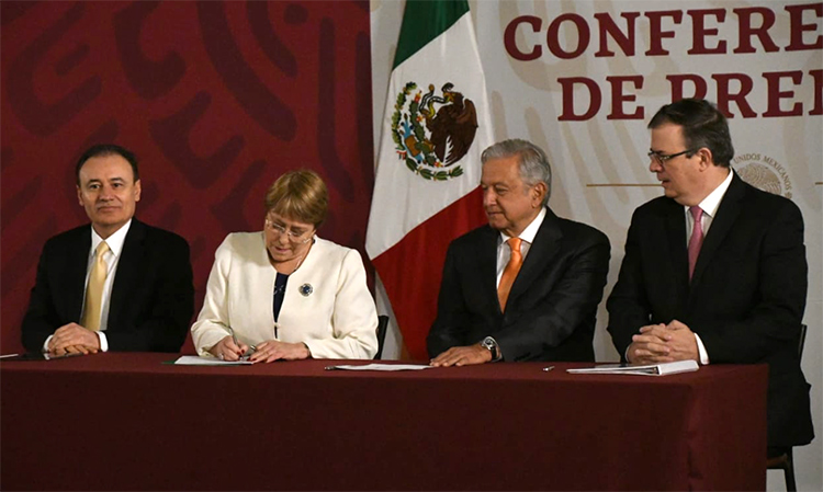 Bachelet cifras de muertes violentas en México