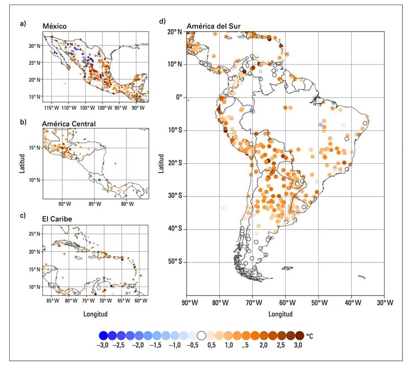 Anomalías de la precipitación