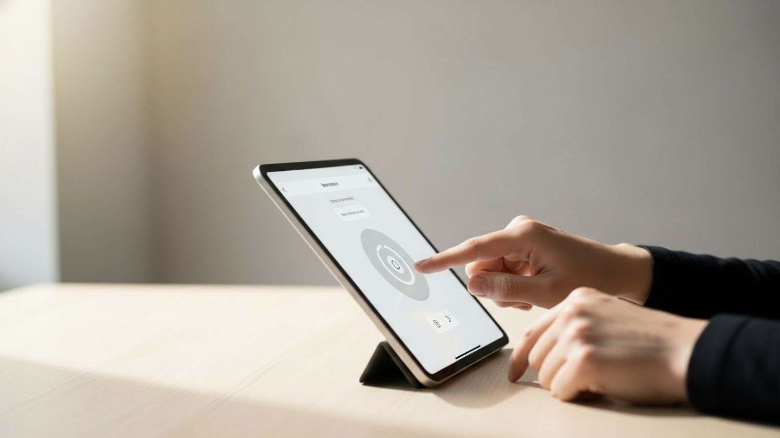 Diseño digital minimalista y experiencia de usuario limpia