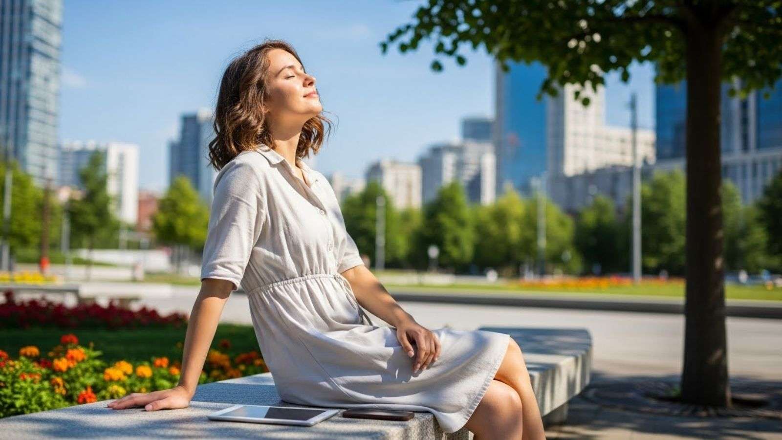 Momento de pausa y uso equilibrado de la tecnología