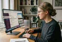 Cómo interpretamos la información digital (y por qué a veces creemos entender) Persona interpretando información digital en espacio de estudio