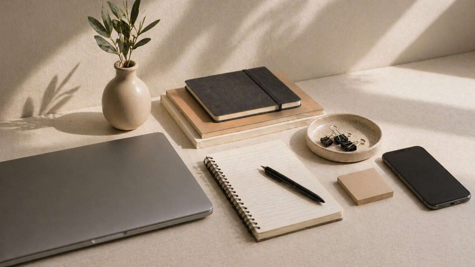 Composición ordenada que representa ideas clave sobre inteligencia artificial