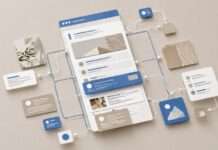 Visual conceptual de estructura de información organizada por inteligencia artificial