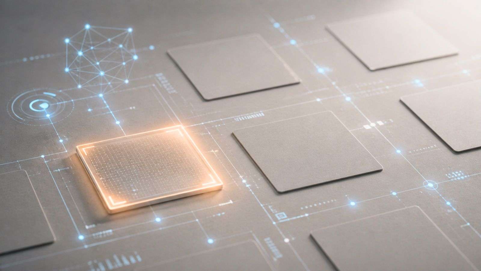 Representación conceptual de elección entre opciones en entorno digital