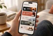 Celular con una interfaz genérica de planes y suscripciones digitales.